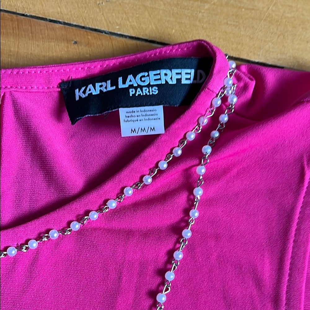Karl Lagerfeld Pink Top